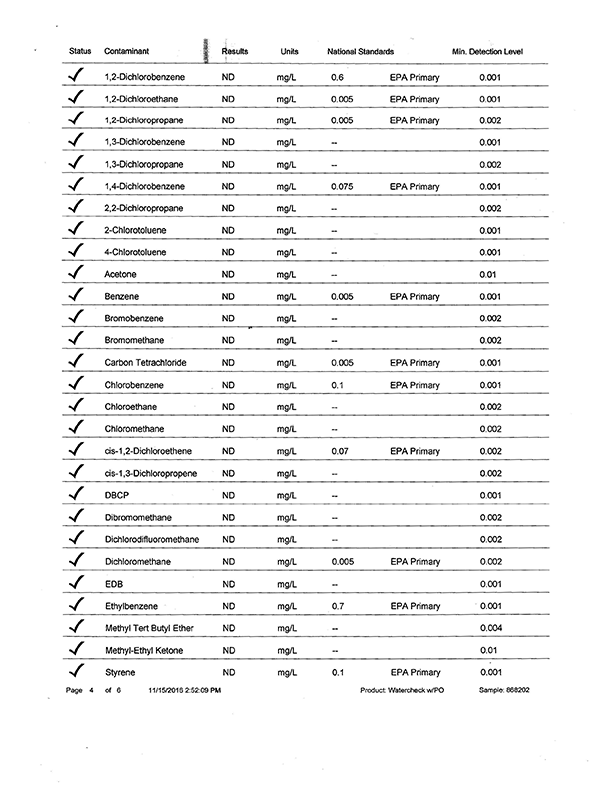 EPA Lab Test